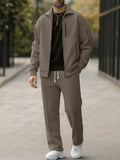Utility Multi-Pocket Design Jacket Pants Set