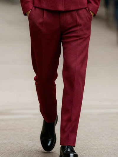 Bow Tie Design Blazer Pants Set