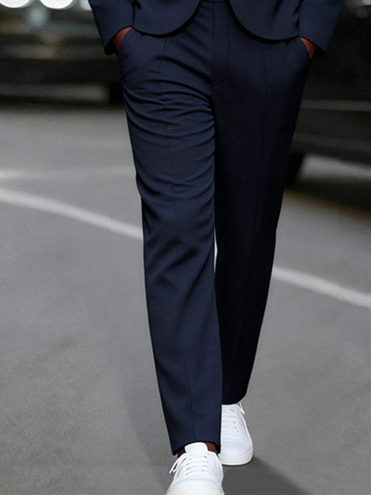 Military Style Gold Detail Blazer Pants Set