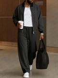Versatile Casual Jacket Pants Set