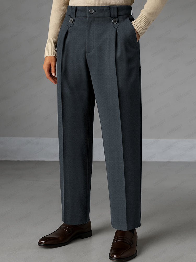 Essential Designer Structured Dress Pants