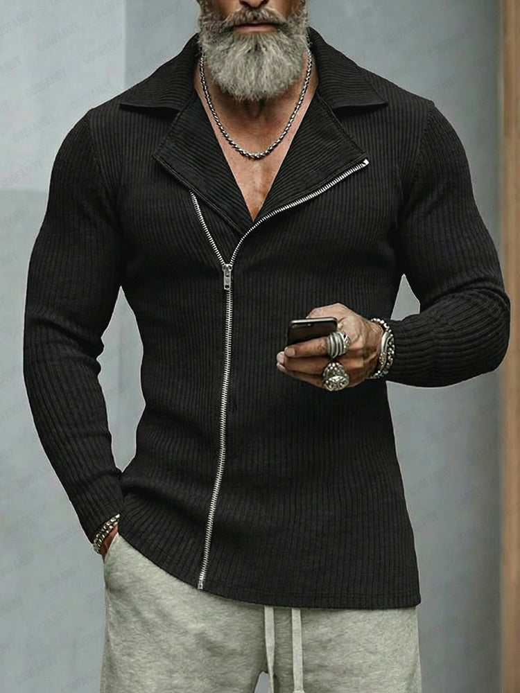 Modern Street Style Zipper Design Top