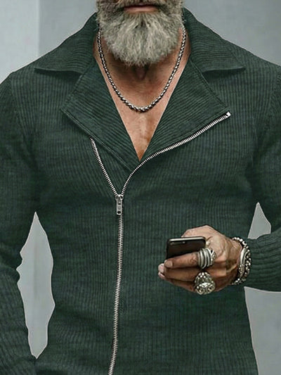 Modern Street Style Zipper Design Top