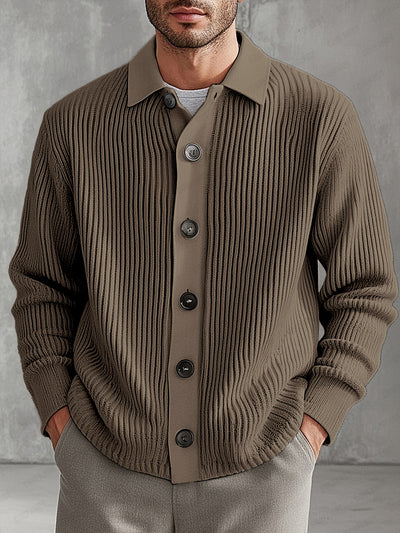 Classic Soft Button Knit Cardigan