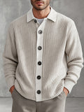 Classic Soft Button Knit Cardigan