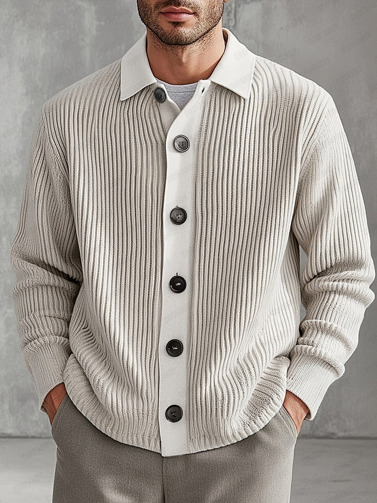 Classic Soft Button Knit Cardigan
