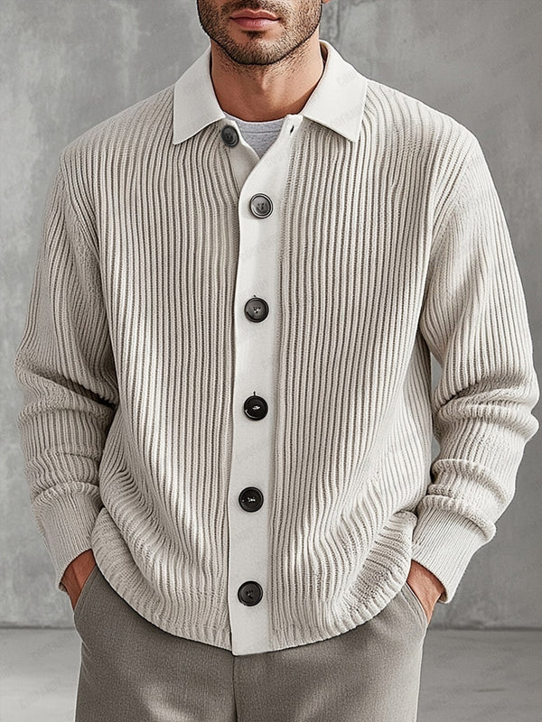 Classic Soft Button Knit Cardigan