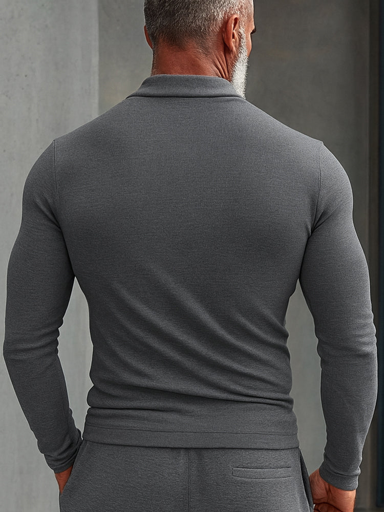 Trendy Cross Neck Long Sleeve Undershirt