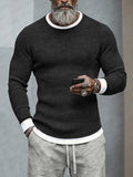 Stylish Colorblock Long Sleeve Undershirt