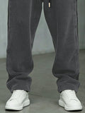 Premium Elastic Waist Drawstring Corduroy Pants