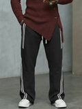 Sporty Side Stripe Straight Leg Pants
