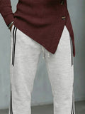 Sporty Side Stripe Straight Leg Pants