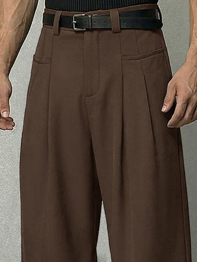 Premium Straight Leg High Waist Pants