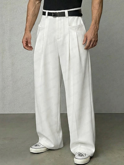 Premium Straight Leg High Waist Pants