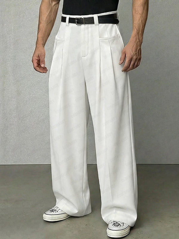 Premium Straight Leg High Waist Pants