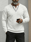 Casual Essentials Waffle Henley Shirt