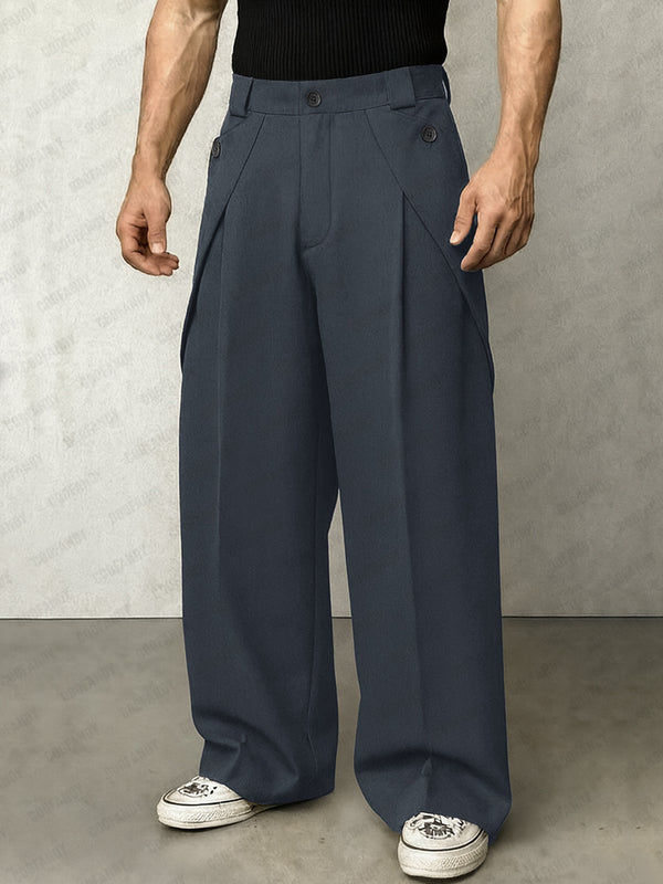 Casual Durable Wide-Leg Pants