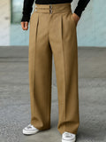 Stylish High Waist Pleated Gurkha Pants