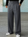Stylish High Waist Pleated Gurkha Pants