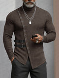 Fashion Designer Asymmetric Knit Undershirt