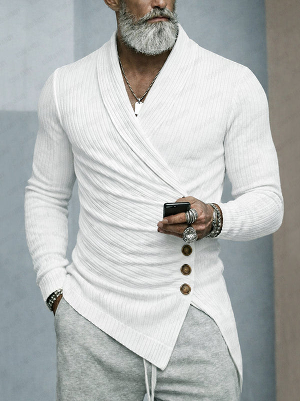 Stylish Designer Textured Stretch Undershirt