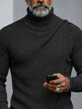 Stylish Designer Turtleneck Knit Top
