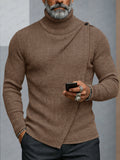 Stylish Designer Turtleneck Knit Top