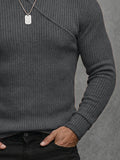 Minimalist Crossover Neck Knit Undershirt