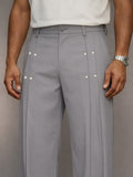 Urban Casual Double Pleated Suit Pants