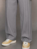 Urban Casual Double Pleated Suit Pants