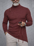 Unique Tie-Up Design Knit Undershirt