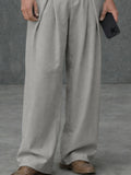 Stylish Pleated Wide Leg Trousers