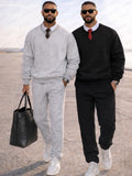 Urban Casual Sweatshirt Pants Set