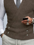 Essential V-Neck Knit Vest
