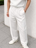 Minimalist Sleeveless Shirt Vest Pants Set