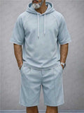 Relaxed Fit Contrast Stitch Tracksuit Set