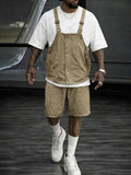 Cargo Style Vest Shorts Set
