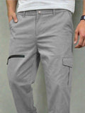 Essential 100% Cotton Multi-pocket Cargo Pants