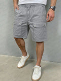 Utility Loose Fit Multi-pocket Cargo Shorts