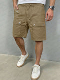 Utility Loose Fit Multi-pocket Cargo Shorts