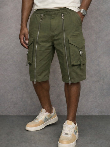 Unique Zipper Design Tactical Cargo Shorts – COOFANDY