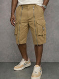Unique Zipper Design Tactical Cargo Shorts