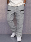 Utility Fashion Zipper Accents Cargo Pants