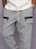 Utility Fashion Zipper Accents Cargo Pants