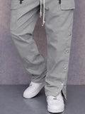 Utility Fashion Zipper Accents Cargo Pants