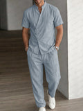 Urban Minimal Washed Cotton Matching Set