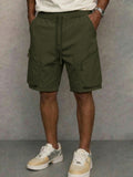 Athleisure Zip Pockets Cargo Shorts