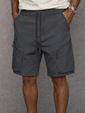 Athleisure Zip Pockets Cargo Shorts