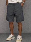 Athleisure Zip Pockets Cargo Shorts