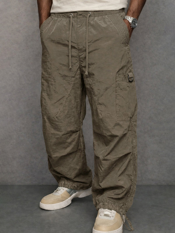 Utility Multi-pocket Drawstring Cargo Pants